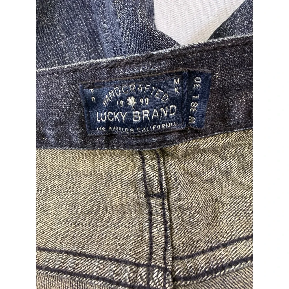 Lucky Brand 221 Original Straight Jeans Mens 38x30‎ Dark Wash Blue Denim